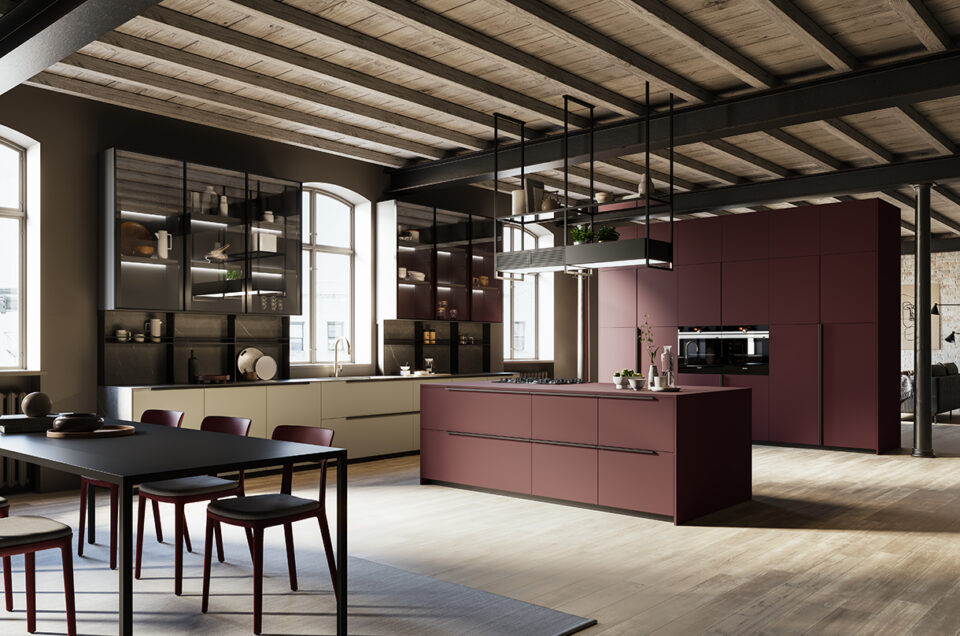 Tratto 10, una cocina distintiva con aire industrial