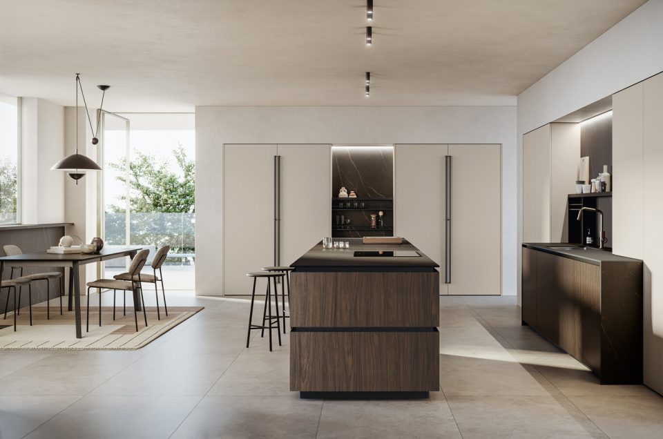 Cocina y salón coordinados: crea un espacio único con Arredo3